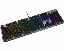 Teclado Msi Strike 600 Silent Us, Ingles, Alambrico, Usb, Mecanico, Led Rgb, Negro